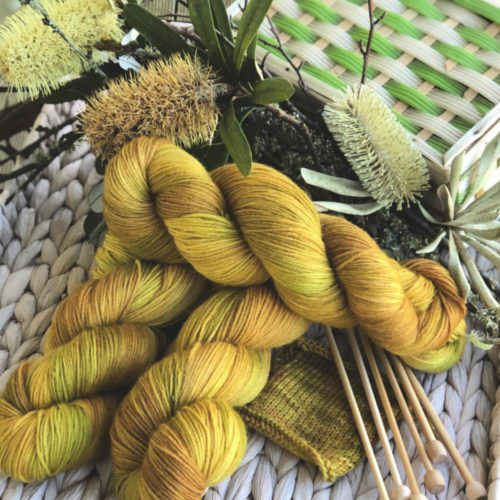 Golden Lichen 4ply Sock Yarn